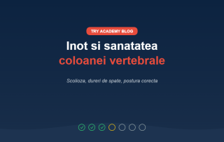 Inot si sanatatea coloanei vertebrale - TRY Academy Blog