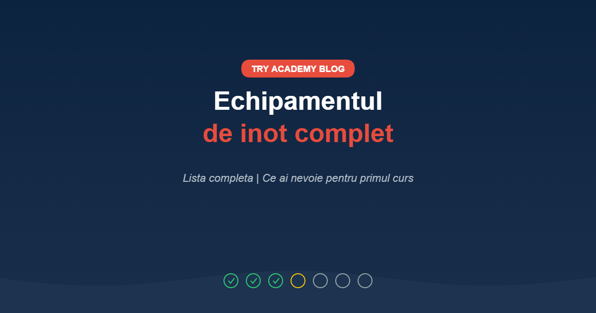Echipament de inot complet - TRY Academy Blog