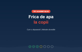 Frica de apa la copii - TRY Academy Blog